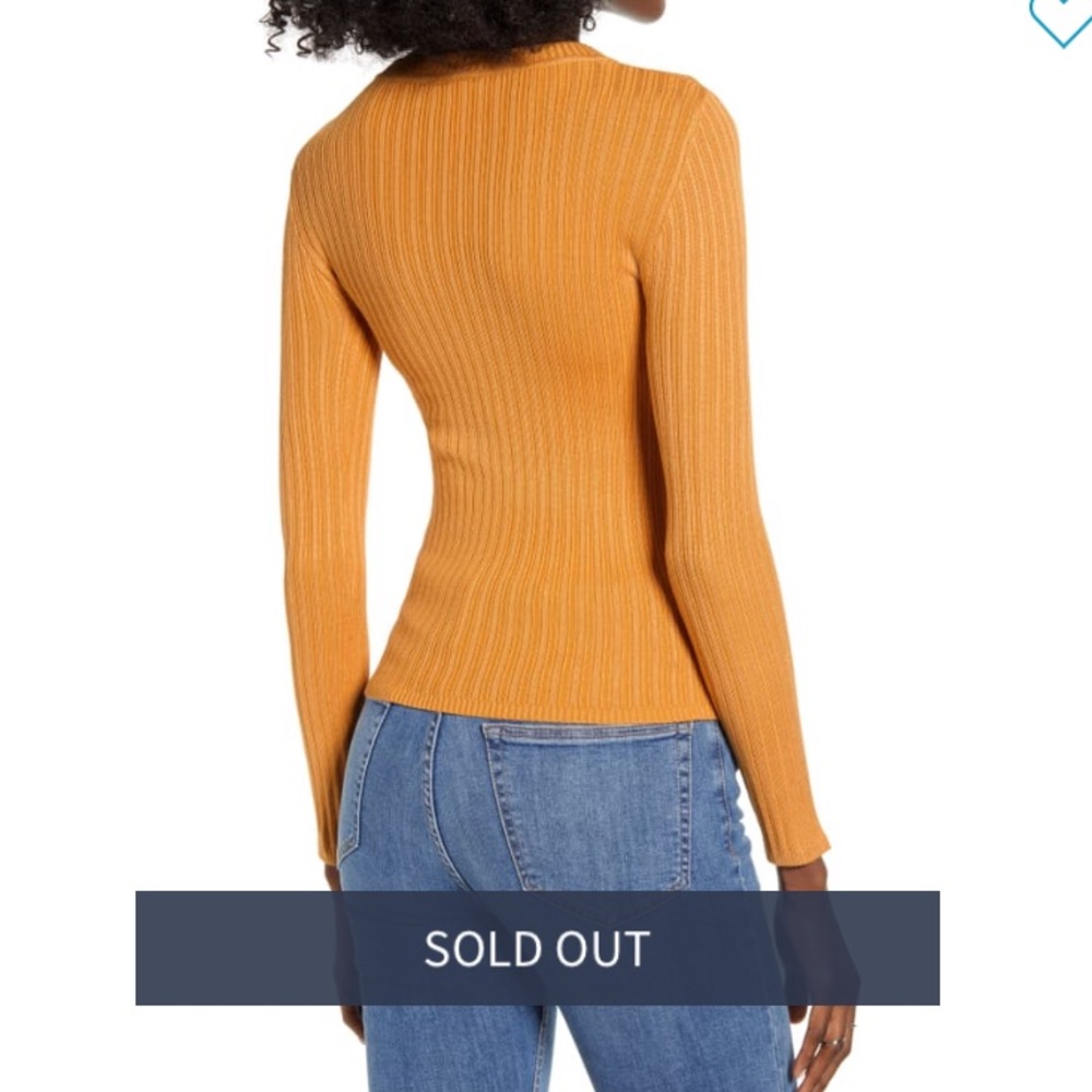 Love by Design Ribbed Crewneck Skivvy Sweater - Picture 11 of 12